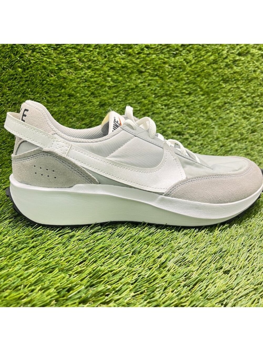 Nike Waffle Debut Mens Size 9.5 Gray Athletic Running Walking Shoes Sneakers